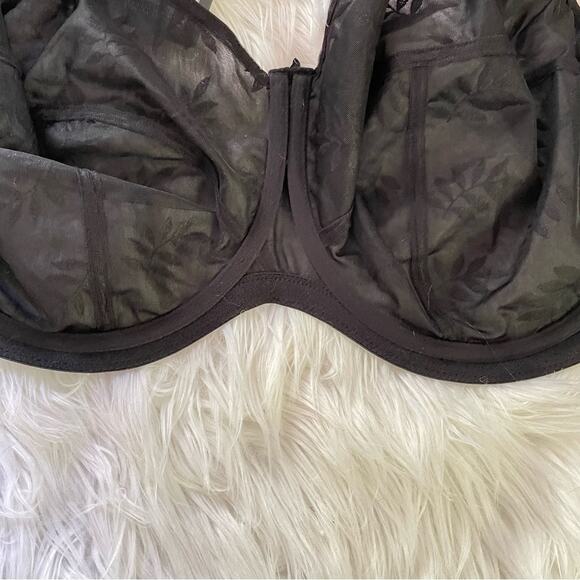 Panache Superbra Tango II Balconette Black Lace Underwire Unlined 34J 34 J New - Picture 5 of 12